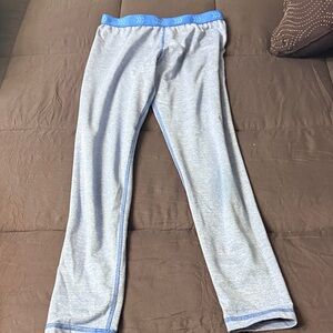 Girls blue thermal type pants